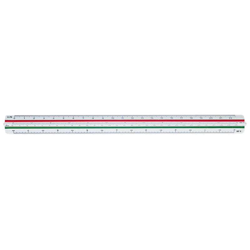 STAEDTLER règle à trois côtés Mars 561, blanc, 6 échelles